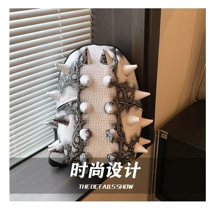 Fashion Hedgehog Shape PU Backpacks Large Capacity Backpacks 2026 High Quality  New Style Unique Design Personality School Bags