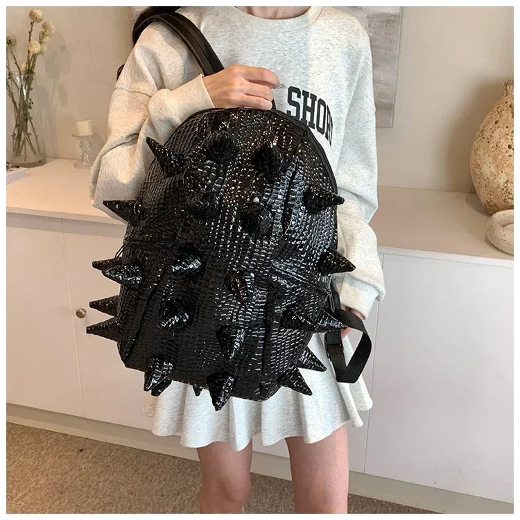 Fashion Hedgehog Shape PU Backpacks Large Capacity Backpacks 2026 High Quality  New Style Unique Design Personality School Bags