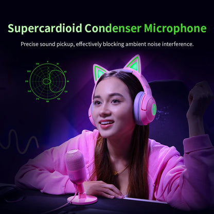 Razer Seiren V3 Mini Chroma RGB Gaming Streaming Microphone