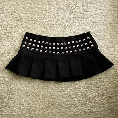Cute sweet millennium Spice Girls lace mini skirt Trendy elegant Vintage Harajuku skirt subculture fashionable female Slim skirt