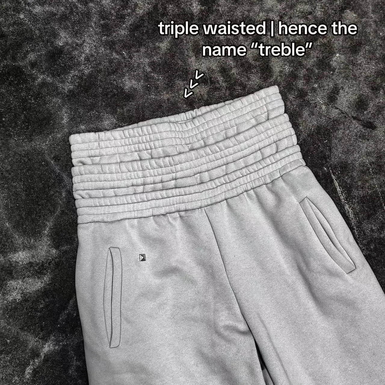 Trendy National Flag Printed Double-Headed Sweatpants For Men And Women Wasteland Style High Waist Wide-Leg Casual Trousers