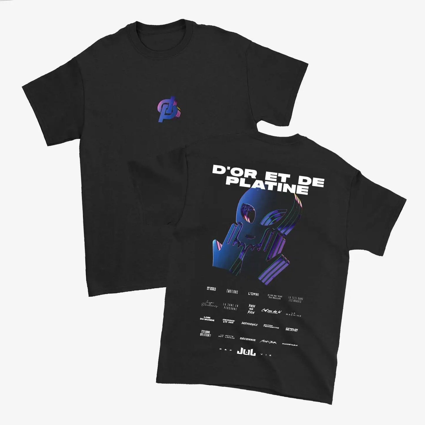 Rapper Jul Nothing  Oversize T Shirt Men Women Clothing Fashion Hip Hop T-shirt Short Sleeve T-shirts