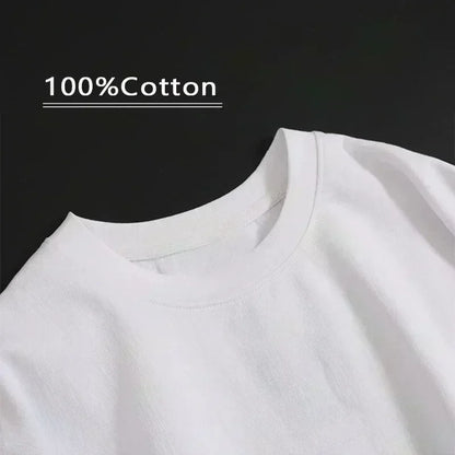 Summer Men's MJ Michael Jackson Printed 100%CottonNeutral O-Neck Short Sleeve Men's and Women's Fashion Hip Hop T-shirt Fan Gift