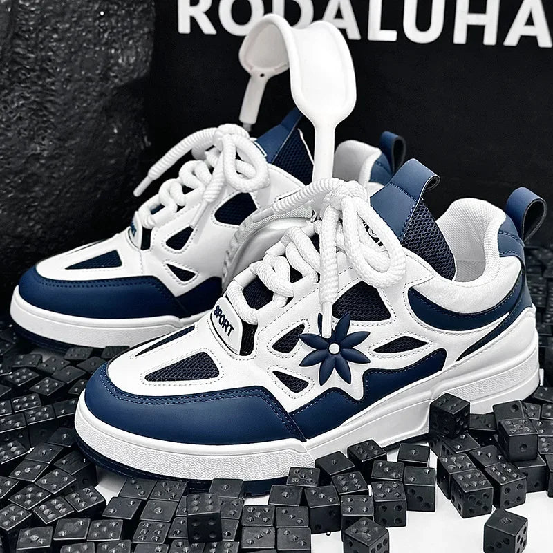 Men Platform Vulcanized Shoes New Fashion Increased Thick Sole Breathable Casual Wear Resistant Casual Sports Shoes for Men
