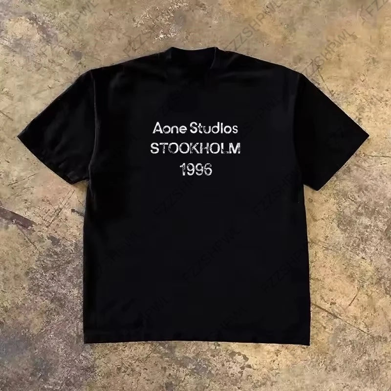 Summer Fashion Luxury Brand Letter-printed T-shirts Men's and Women's Cotton T-shirts Short-sleeved T-shirts Unise-friendly Top