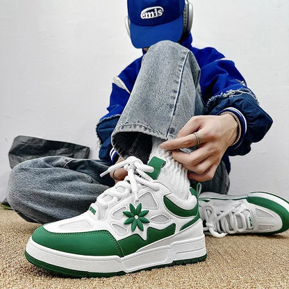 Men Platform Vulcanized Shoes New Fashion Increased Thick Sole Breathable Casual Wear Resistant Casual Sports Shoes for Men