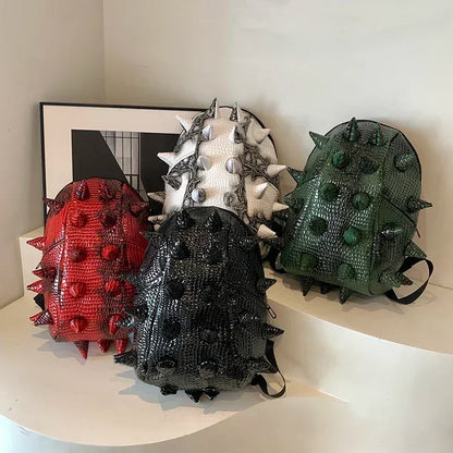 Fashion Hedgehog Shape PU Backpacks Large Capacity Backpacks 2026 High Quality  New Style Unique Design Personality School Bags