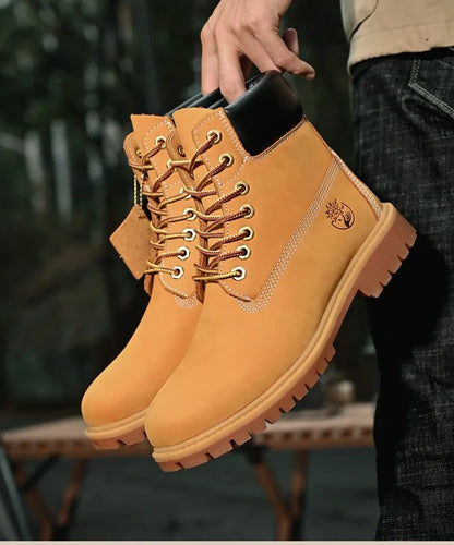 High Top Boots Hiking Shoes Men Anti-slip Outdoor Shoes Men Lace-up Comfortable Soft Breathable Casual Sneakers Shoes Men