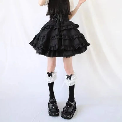 Gothic Rivet Muffin 10 CM Platform Mary Jane Shoes Punk Spice Girl Pu Leather Dark Shoes Women Y2K Subculture Lolita Shoes 35-42