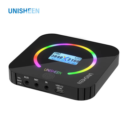 UNISHEEN 4K60 Game Streaming Equipment Live Broadcast 2160p OBS vMix Loopout PS5 Grabber Dongle VIDEO CAPTURE Card Box
