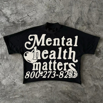 Harajuku Letter Graphic T Shirts Y2k Tops Men Women High Street Oversized T Shirt Pro Choice Streetwear Vintage Tee Clothing