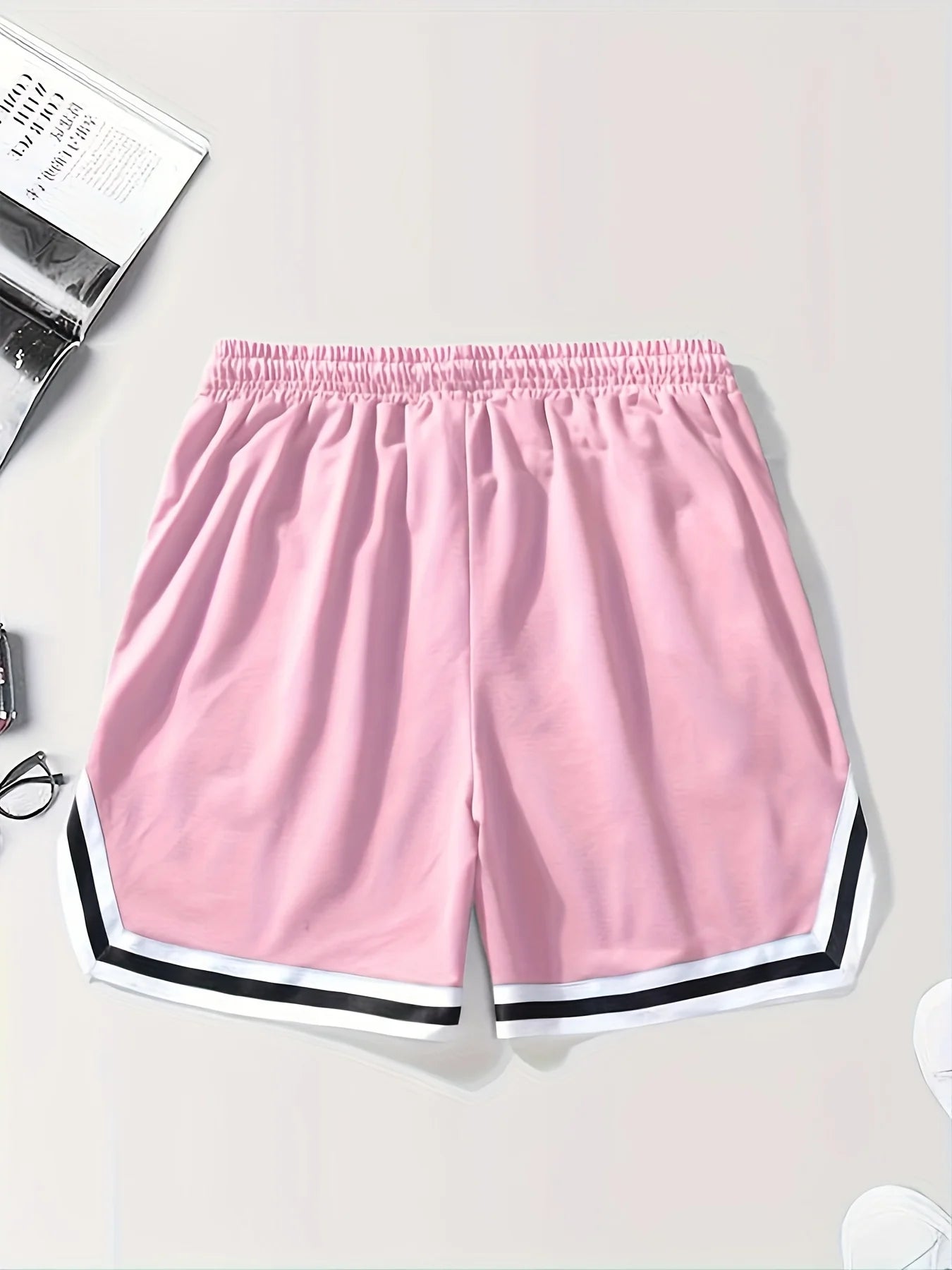 Summer 2025 new 3D digital 32 print casual, fashionable, sporty, soft, comfortable, lightweight and breathable men's shorts