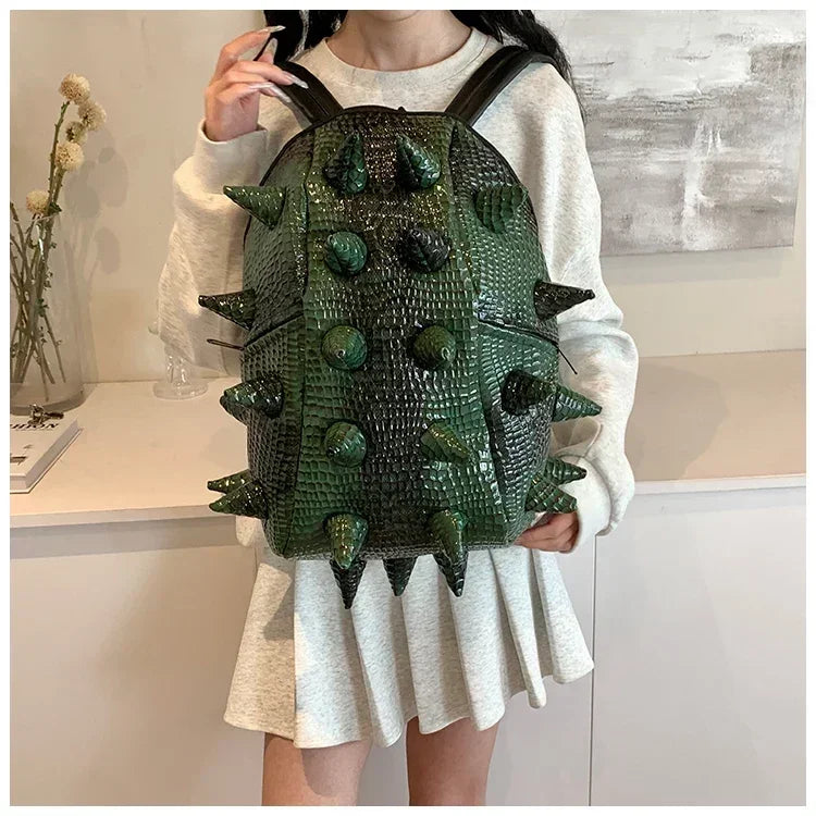 Fashion Hedgehog Shape PU Backpacks Large Capacity Backpacks 2026 High Quality  New Style Unique Design Personality School Bags