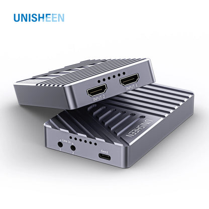 UNISHEEN 4K60 Game Streaming Equipment Live Broadcast 2160p OBS vMix Loopout PS5 Grabber Dongle VIDEO CAPTURE Card Box
