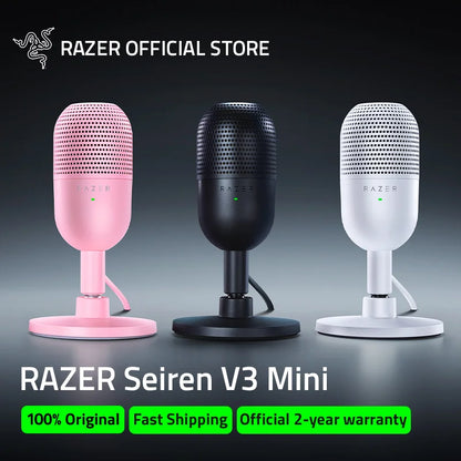Razer Seiren V3 Mini Chroma RGB Gaming Streaming Microphone