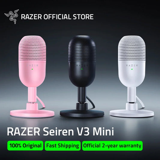 Razer Seiren V3 Mini Chroma RGB Gaming Streaming Microphone