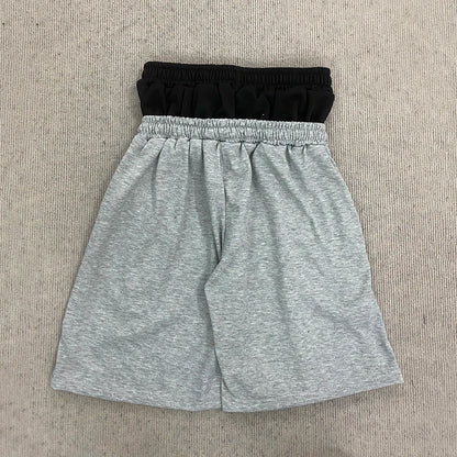 Summer Fashion Trend AK Printed Shorts Fake Two-Piece Double Waistband Casual Versatile Loose Five-Quarter Pants