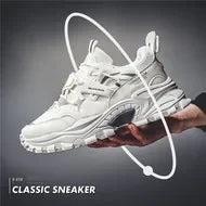 Men Platform Vulcanized Shoes New Fashion Increased Thick Sole Breathable Casual Wear Resistant Casual Sports Shoes for Men