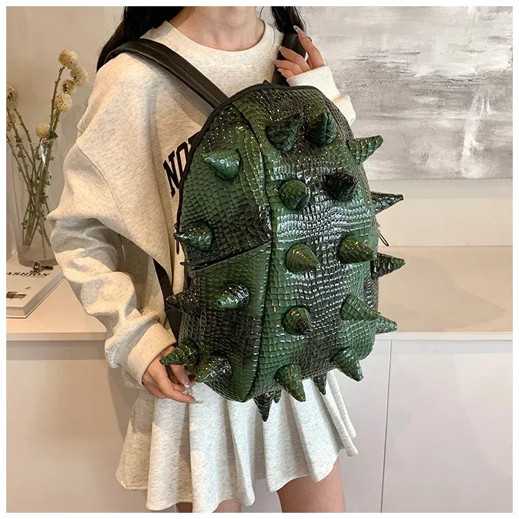Fashion Hedgehog Shape PU Backpacks Large Capacity Backpacks 2026 High Quality  New Style Unique Design Personality School Bags