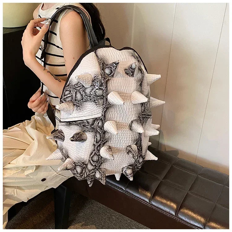 Fashion Hedgehog Shape PU Backpacks Large Capacity Backpacks 2026 High Quality  New Style Unique Design Personality School Bags