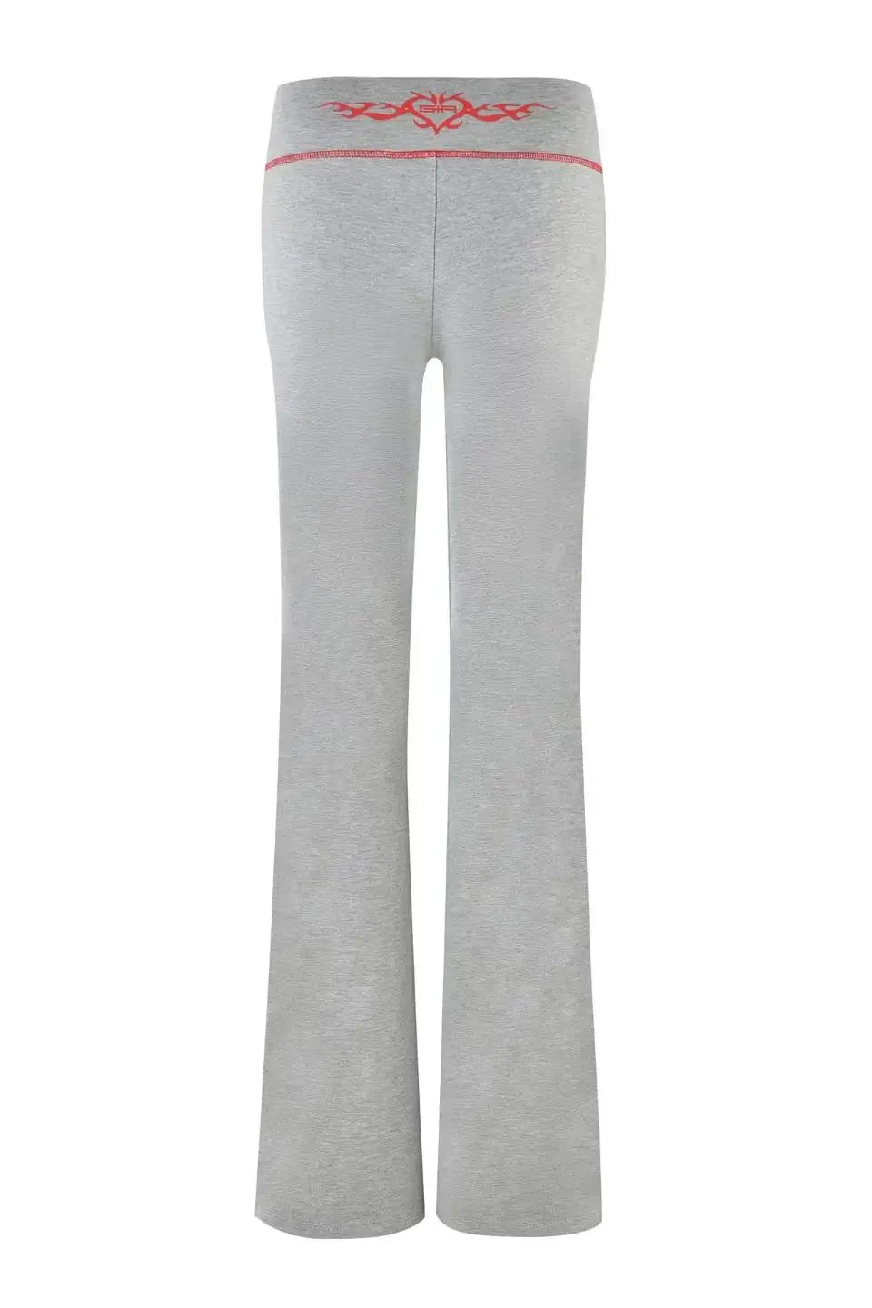 Gia zip-up cap long sleeve high spring top & low waist micro flared pants