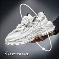 Men Platform Vulcanized Shoes New Fashion Increased Thick Sole Breathable Casual Wear Resistant Casual Sports Shoes for Men