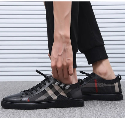 Men's High Quality Genuine Leather Loafers Handmade Men Shoes Moccasins Walking Men Flats Casual Male Work Shoes Homme Zapatos