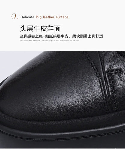 Men's High Quality Genuine Leather Loafers Handmade Men Shoes Moccasins Walking Men Flats Casual Male Work Shoes Homme Zapatos