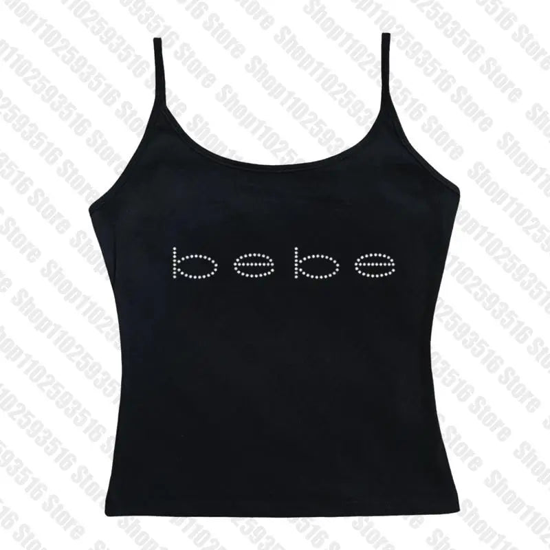 2000s Clothes Y2k Top Top for Women Baby Tees Tops Rhinestone T Shirts Women's T-shirts Female Clothing Kpop Gothic Kawaii Goth