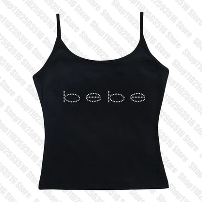 2000s Clothes Y2k Top Top for Women Baby Tees Tops Rhinestone T Shirts Women's T-shirts Female Clothing Kpop Gothic Kawaii Goth