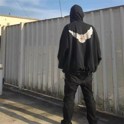 Kanye West Hoodie Men Women 1:1 High Quality Dove Print Season 6 Oversized Hooded