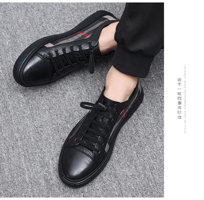 Men's High Quality Genuine Leather Loafers Handmade Men Shoes Moccasins Walking Men Flats Casual Male Work Shoes Homme Zapatos