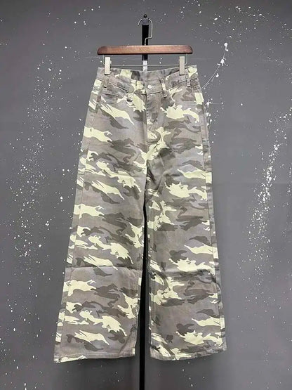 IEFB Summer Men's Denim Pants Old Blue Washed Male Jeans Straight Casual Menwear Loose Wide Leg Trousers New Fashion 9C354