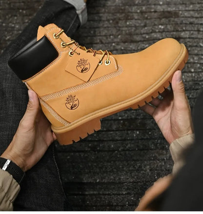 High Top Boots Hiking Shoes Men Anti-slip Outdoor Shoes Men Lace-up Comfortable Soft Breathable Casual Sneakers Shoes Men