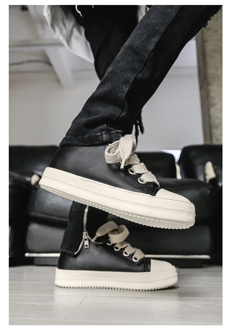 Autumn Men Casual Sneakers Fashion Street Skateboard Flats Shoes Brand Running Outdoor Sports Tennis Shoes Male Walking Sneakers