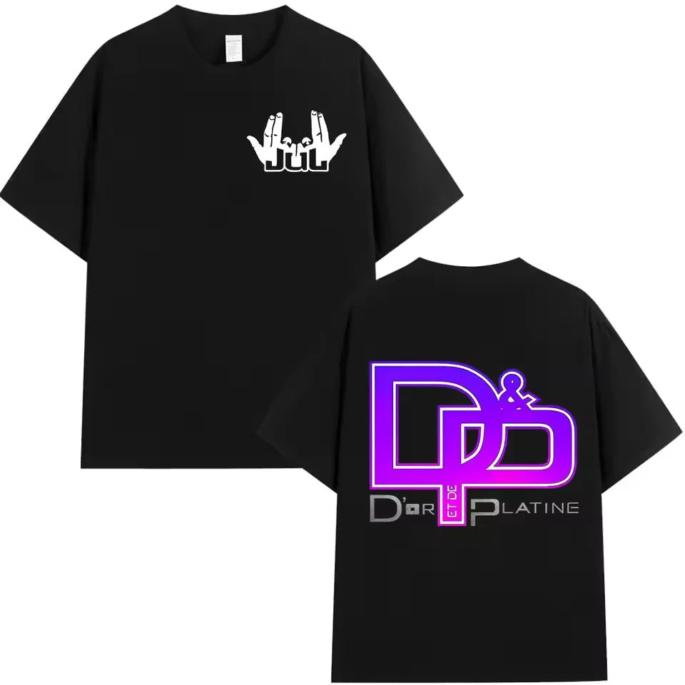 Rapper Jul Nothing  Oversize T Shirt Men Women Clothing Fashion Hip Hop T-shirt Short Sleeve T-shirts