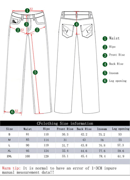 Men's American Street Retro Deconstruction Loose Wide Leg Jeans Unisex Baggy Men's Clothes Multi Pocket Skateboard Pants Jeans