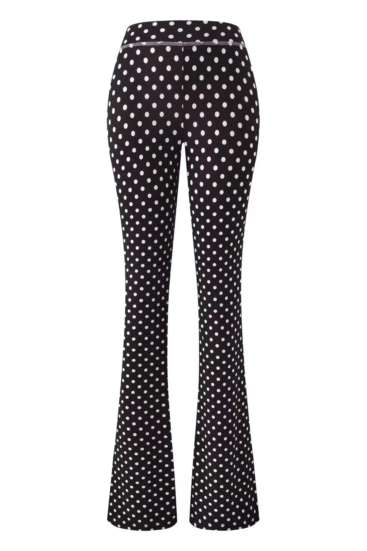 Gia zip-up cap long sleeve high spring top & low waist micro flared pants