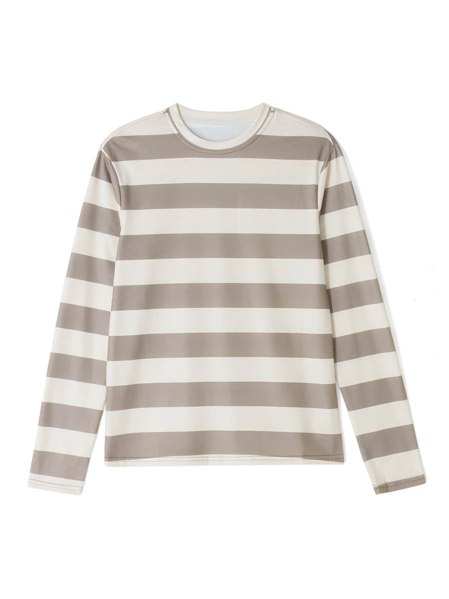 Women Teen Girls Fairy Grunge Y2k Long Sleeve Baggy Shirt Tops Striped Baby Tees Vintage Streetwear T-Shirt Autumn Clothes