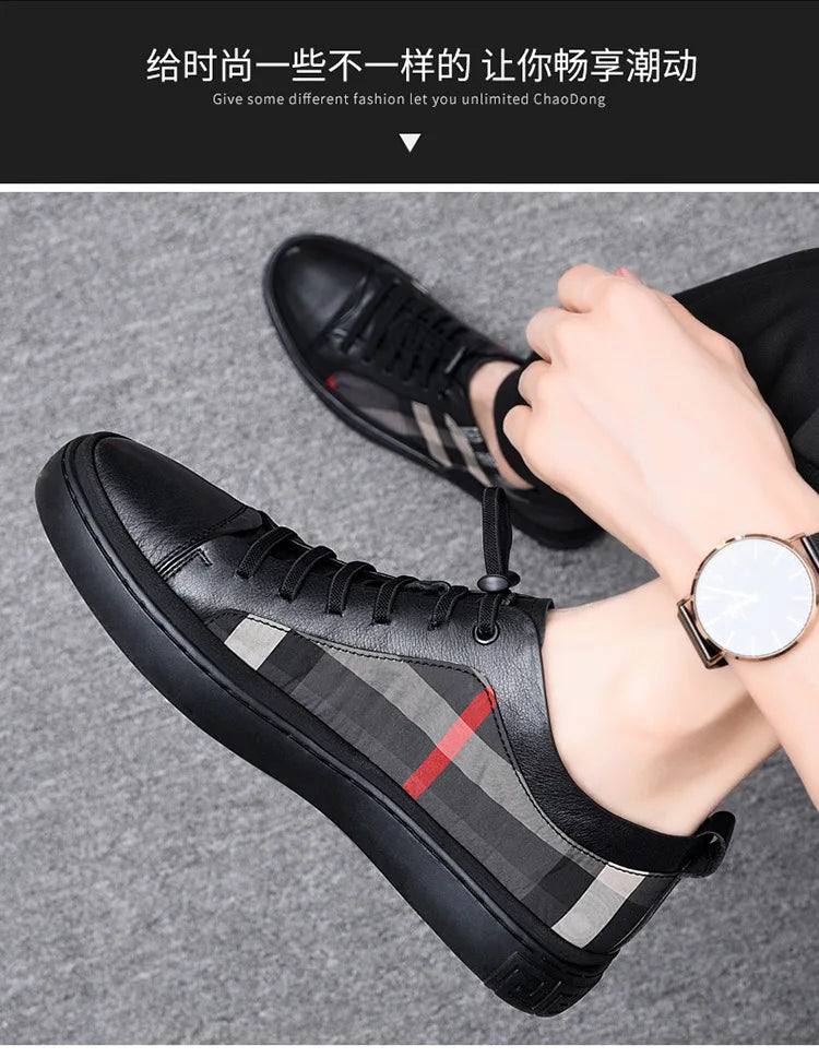 Men's High Quality Genuine Leather Loafers Handmade Men Shoes Moccasins Walking Men Flats Casual Male Work Shoes Homme Zapatos