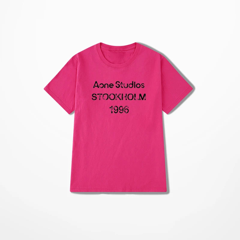 Summer Fashion Luxury Brand Letter-printed T-shirts Men's and Women's Cotton T-shirts Short-sleeved T-shirts Unise-friendly Top