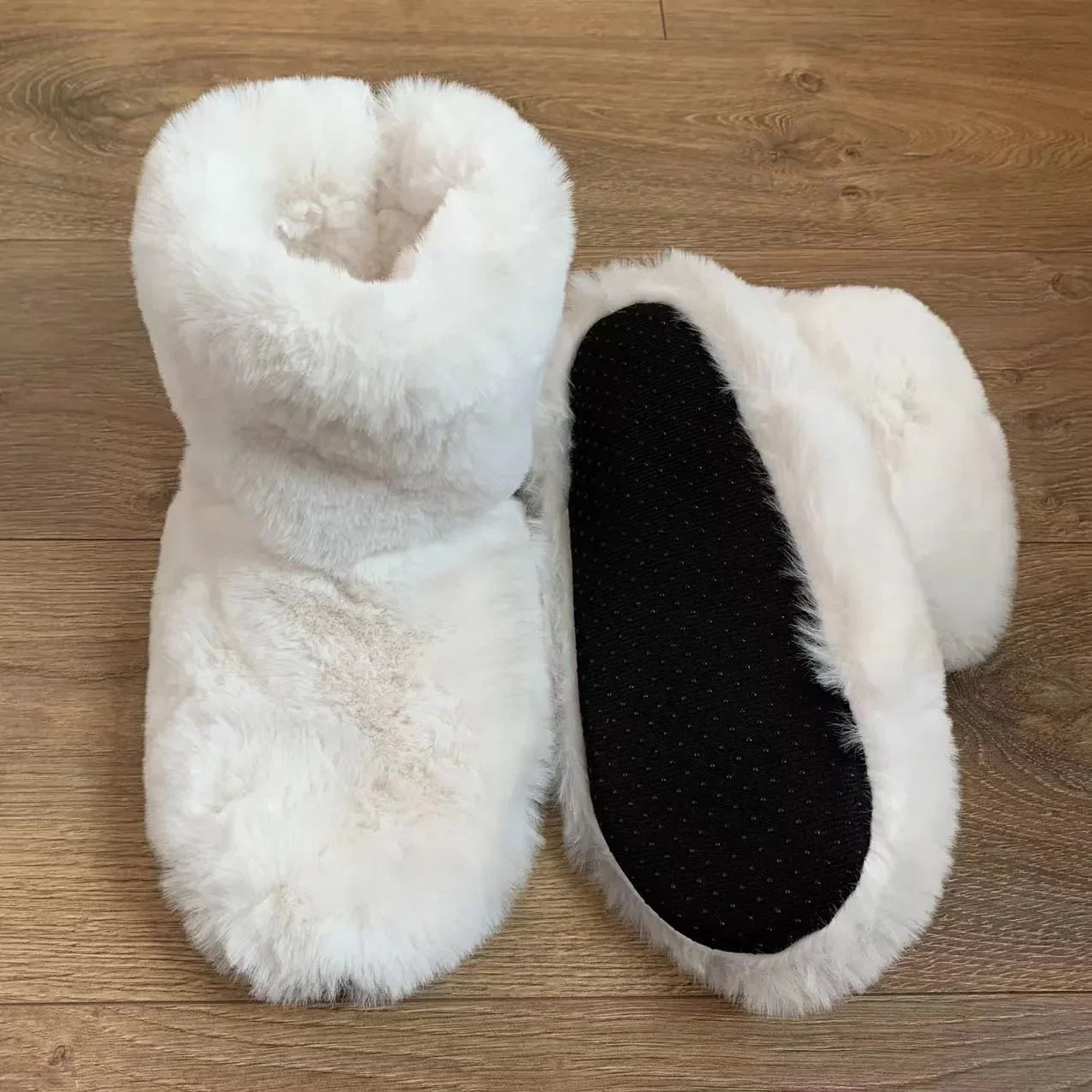Winter Slipper Women Home Fuzzy Fur Men Male Warm Plush Indoor Flat Female Room Fluffy House Floor Wool Fleece Shoes Boots Hairy
