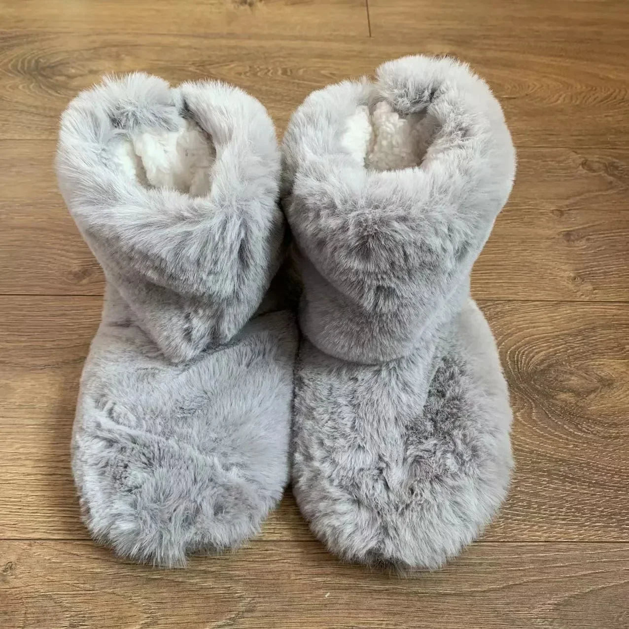 Winter Slipper Women Home Fuzzy Fur Men Male Warm Plush Indoor Flat Female Room Fluffy House Floor Wool Fleece Shoes Boots Hairy